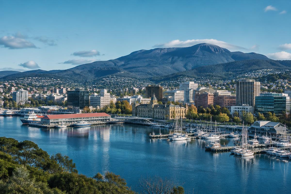 Tasmania city and regional context